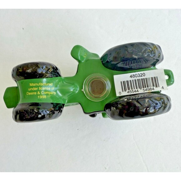 Vintage John Deere Tractor Hay Trailer Salt Pepper Shakers Porcelain/Ceramic - Picture 10 of 12